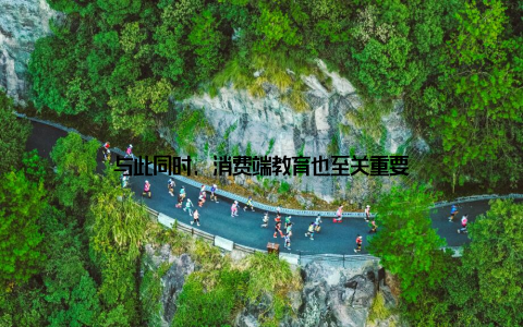 与此同时, 消费端教育也至关重要