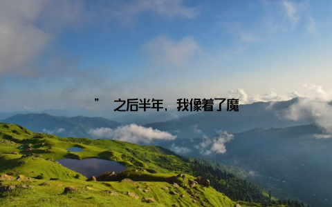 ” 之后半年, 我像着了魔