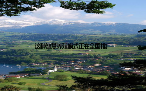 这种智慧养殖模式正在全国推广