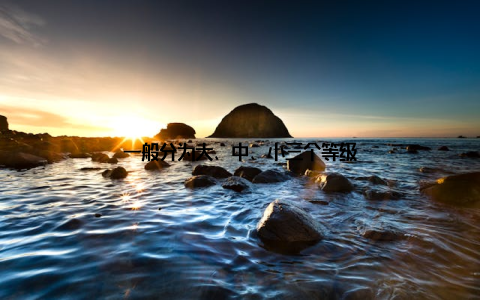 一般分为大、中、小三个等级