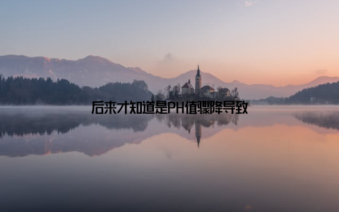 后来才知道是PH值骤降导致