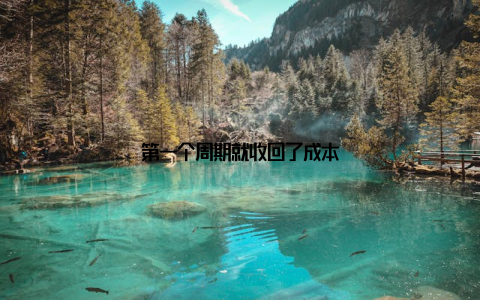 第一个周期就收回了成本