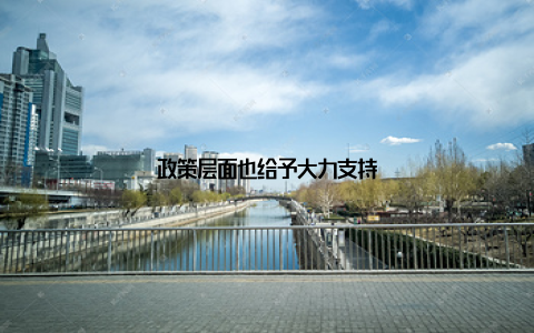 政策层面也给予大力支持