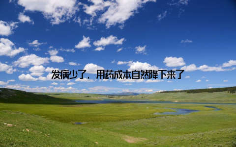 发病少了, 用药成本自然降下来了